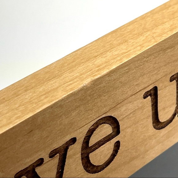 5”x7” Photo Picture Wood Decor Frame W/Stand-I Love Us Don Loves Adele Engraved - Picture 17 of 17